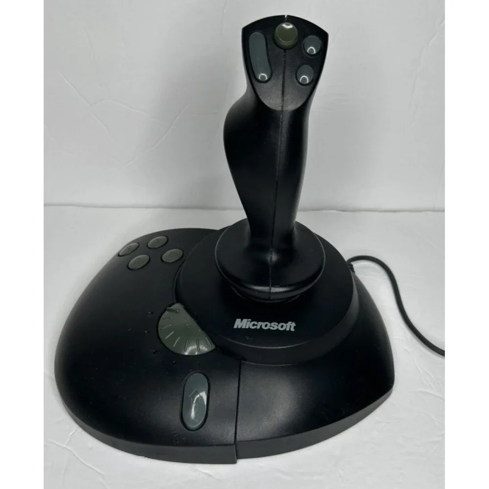 Microsoft SideWinder Precision Pro Joystick Controller X03-57540 Retro Simulator